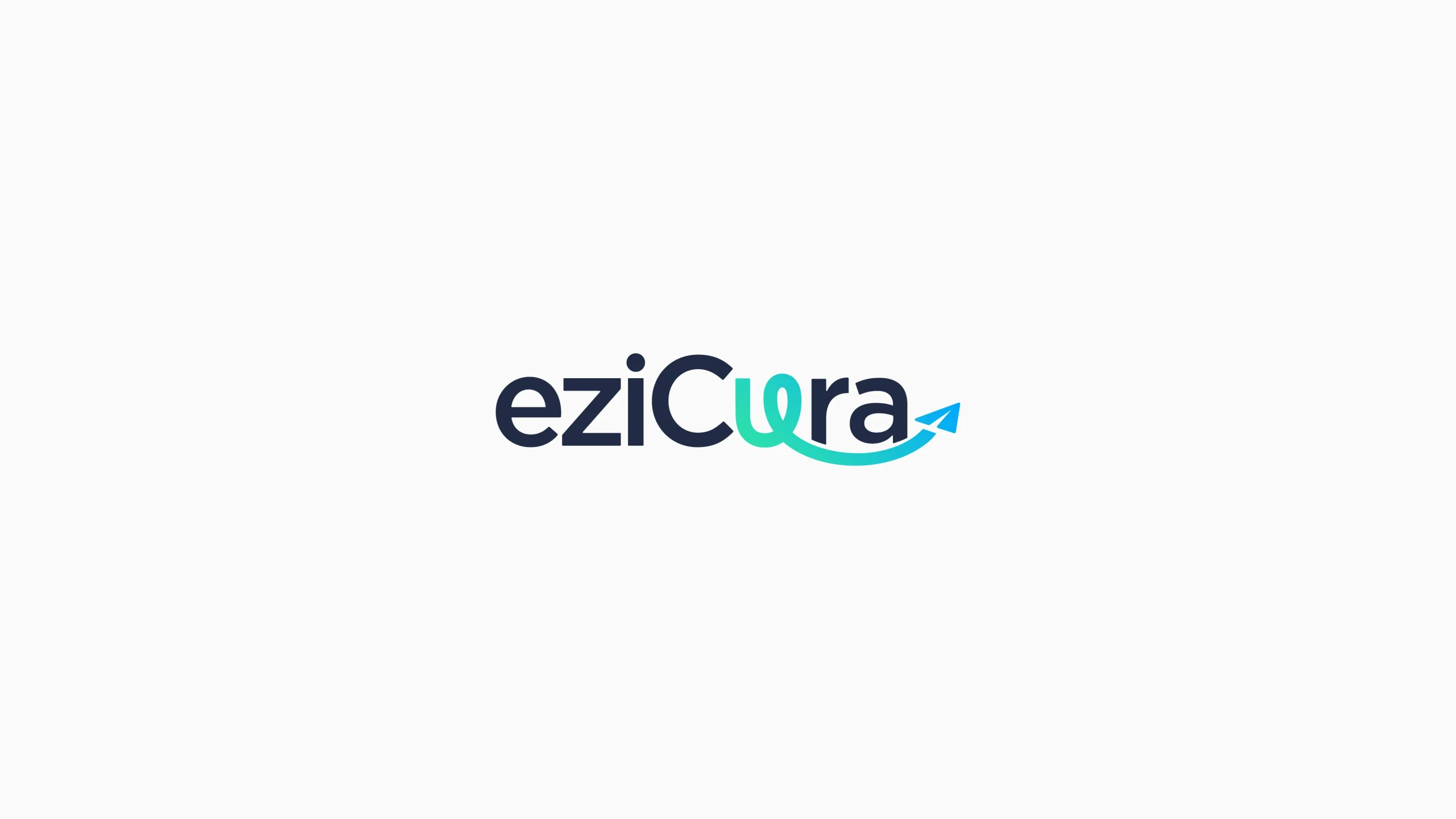 eziCura healthcare branding, cross-border medical identity, patient care visual system