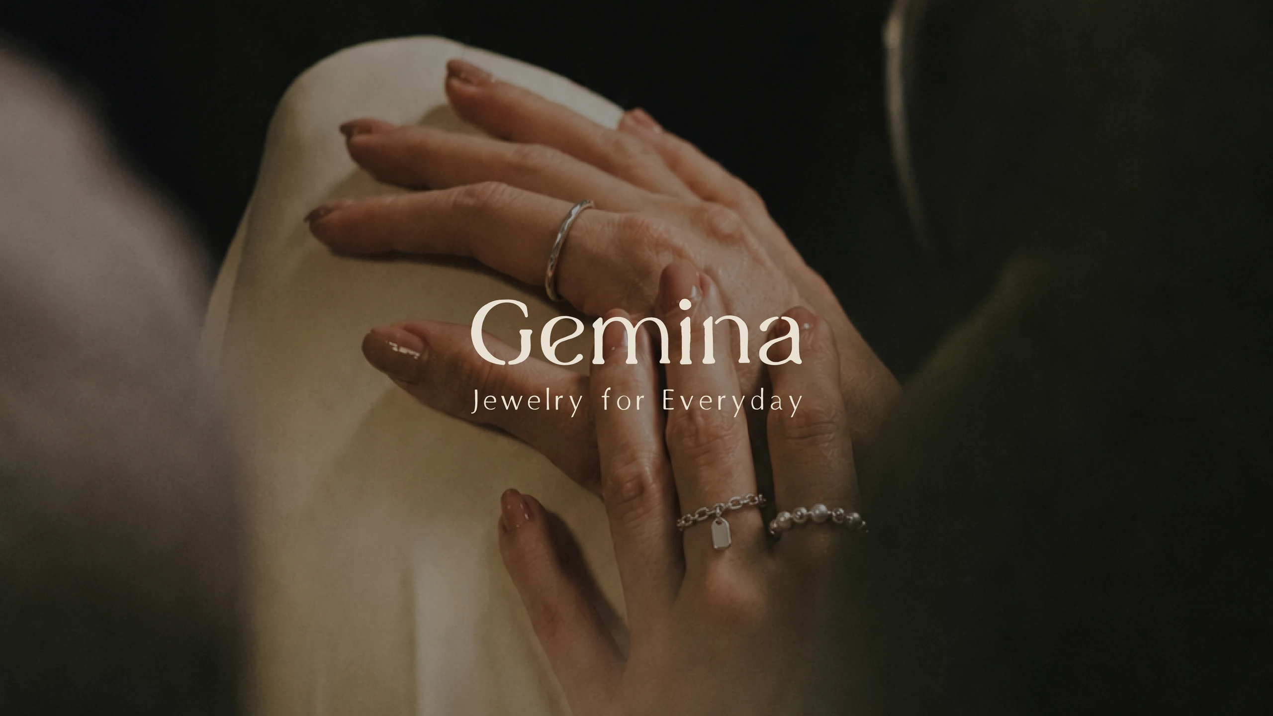 Gemina jewelry brand identity — portfolio image 1