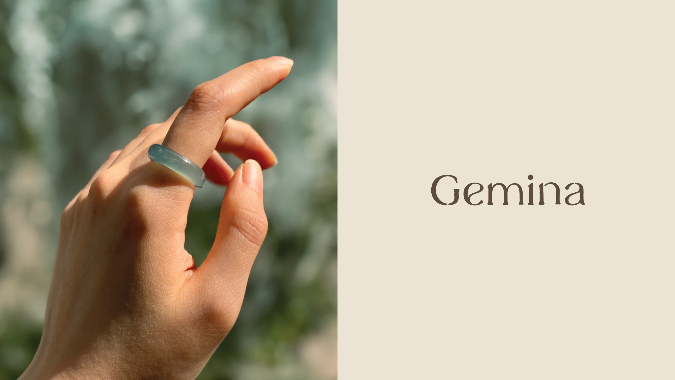Gemina jewelry brand identity — portfolio image 3
