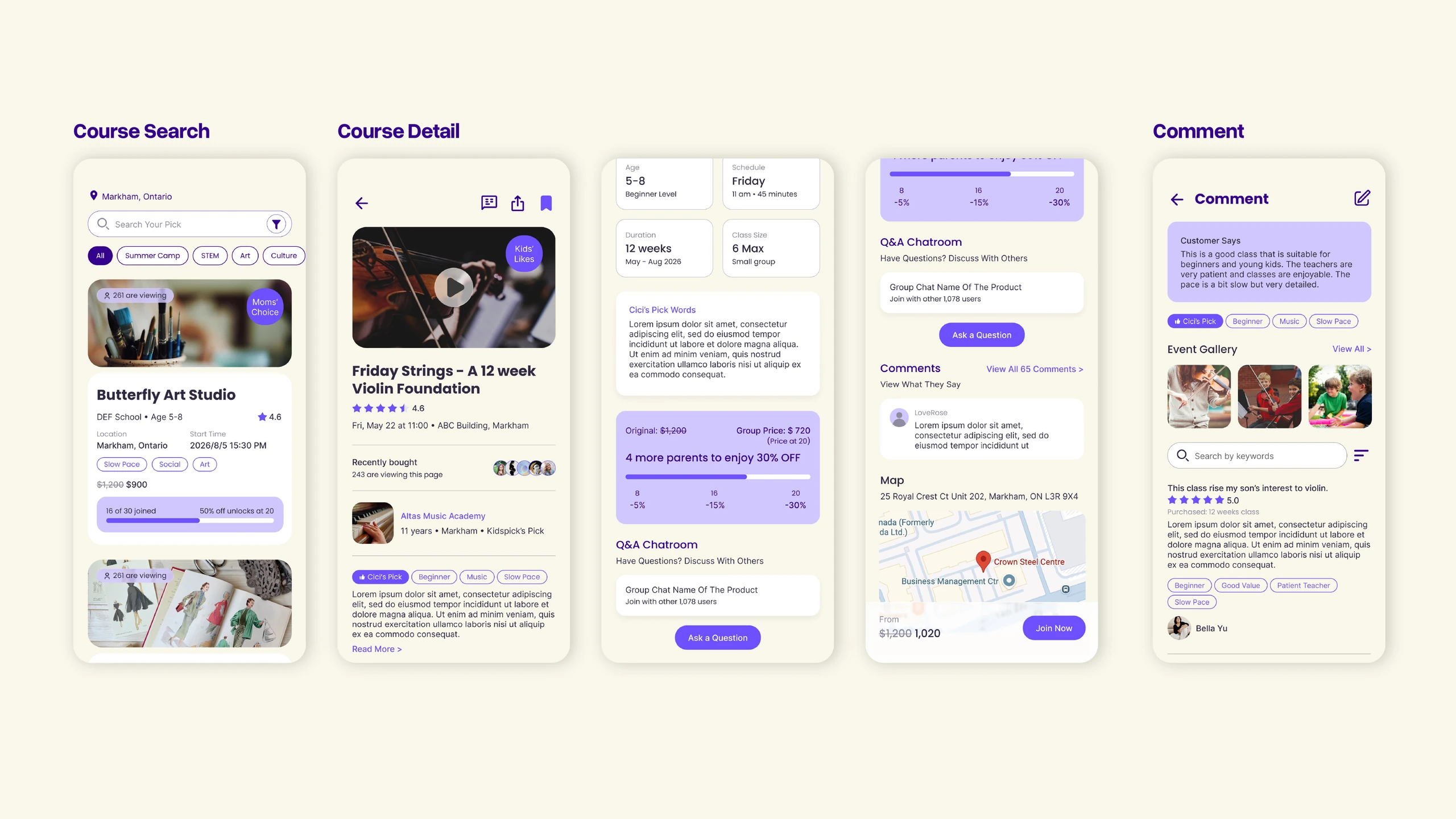 KidsPick initial mobile app UI/UX design — portfolio image 3
