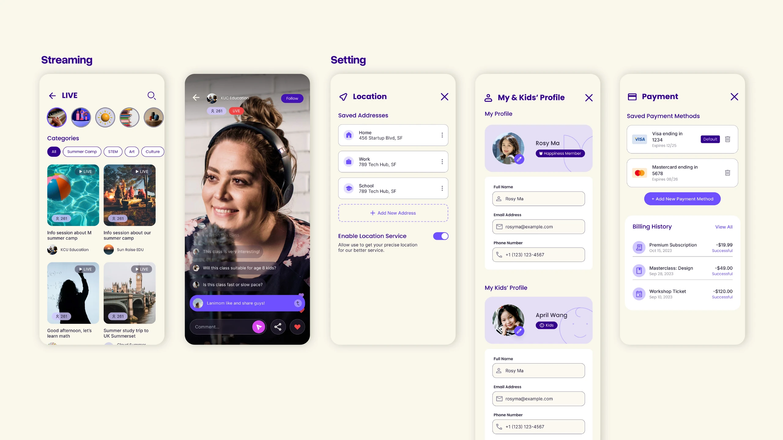 KidsPick initial mobile app UI/UX design — portfolio image 7
