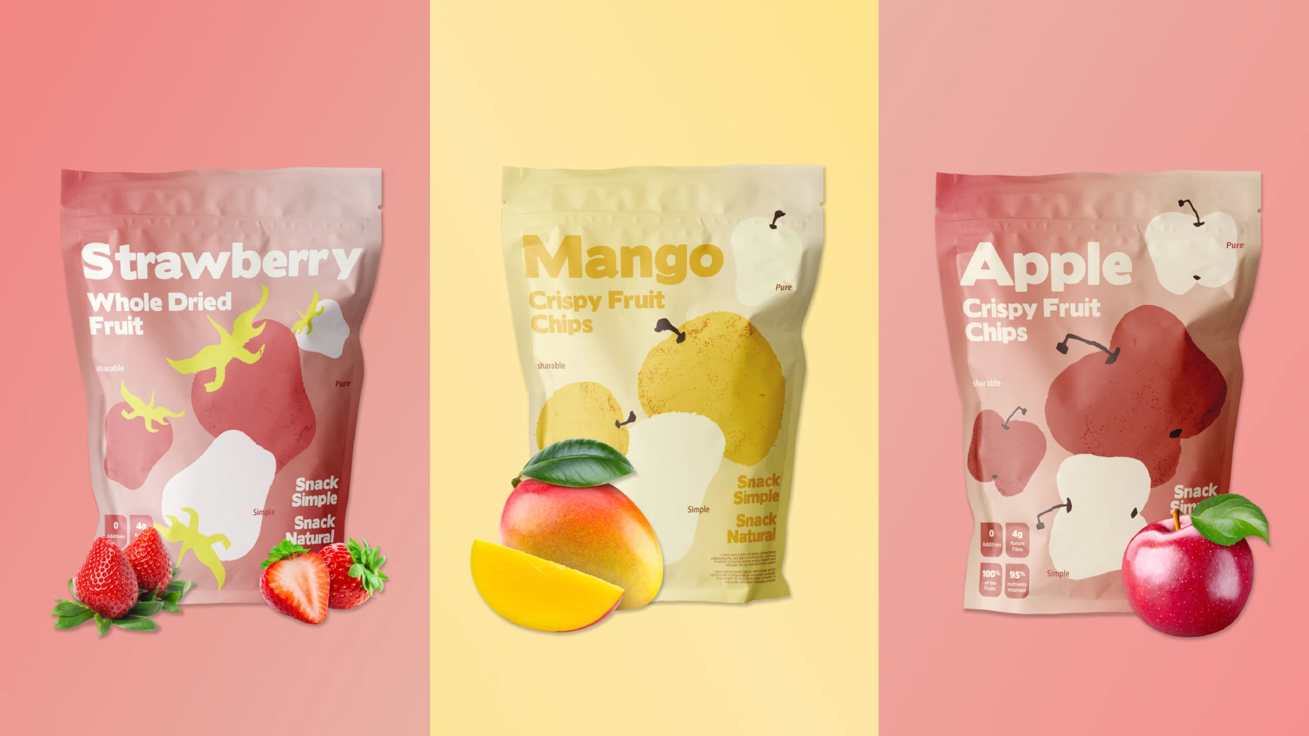Natusnacky fruit snack branding and packaging — portfolio image 9